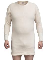 Swedish Undershirt, Long Sleeve, Surplus. The length of the sleeves and hem can vary slightly.